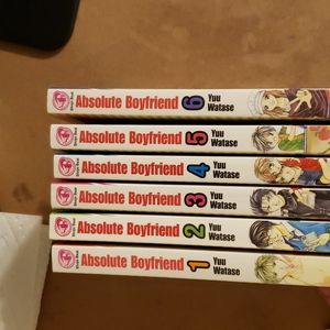 Absolute Boyfriend Japanese Manga 1 2 3 4 5 6 Complete Set